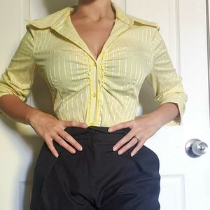 Yellow Button Up Shirt
